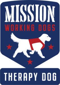 Mission Working Dogs - Therapy Dog Badge
